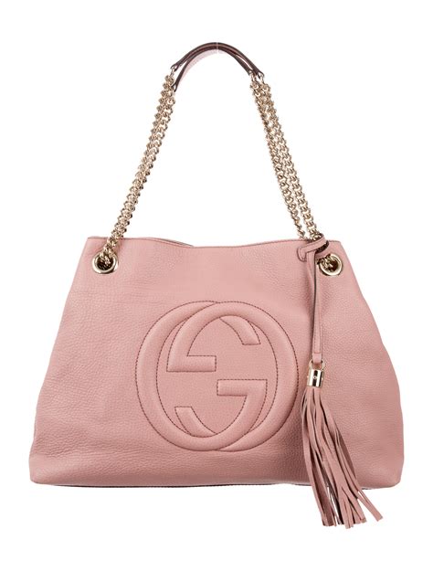 gucci purse with chain.